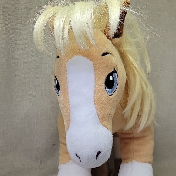 ORIGINAL BUILD-A-BEAR' PALOMINO' HORSES & HEARTS ' PONY AND BEAR FRIENDS - Picture 5 of 14